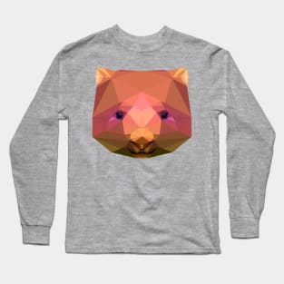 Retro polygon wombat Long Sleeve T-Shirt